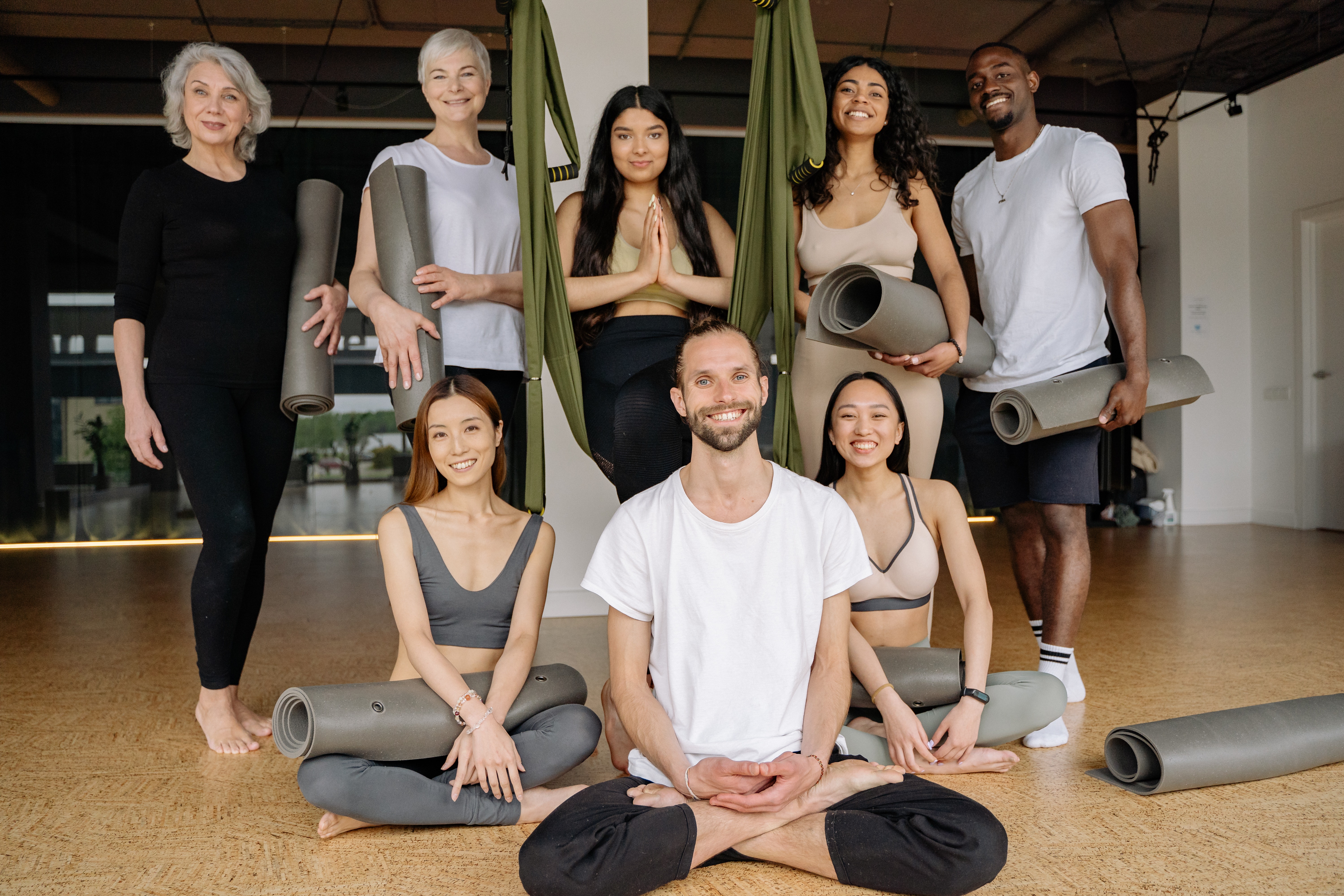 Corporate yoga image